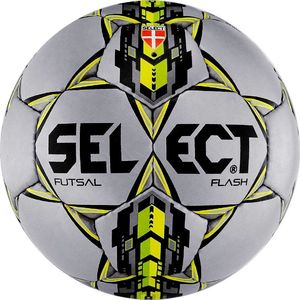 Select Szaro-żółta piłka Select Futsal Flash r4 4 1