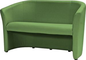 Selsey Sofa dwuosobowa Raklev zielona ekoskóra 1