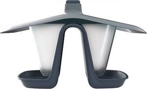 Prosperplast Karmnik dla ptaków BIRDYFEED DOUBLE - antracytowy 1