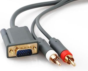 Savio Kabel VGA Dla Xbox 360, Szary (SAVIO CL-78) 3