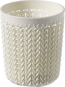 Curver Pojemnik Knit 0,6L Okrągły Kremowy Curver 1