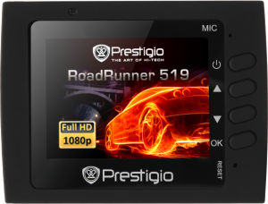 Wideorejestrator Prestigio RoadRunner 519I, 1920x1080, 25 fps, 2.0", 12 MP, Detektor ruchy, Czarny (PCDVRR519I) 3