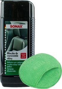 Sonax Sonax mleczko z woskiem do czyszczenia i  konserwacji skóry 250ml+aplikator Boll uniwersalny 1