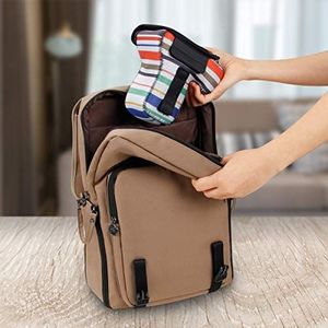 Torba USA Gear Torba na aparat do lustrzanek z USA Wyposażenie: neoprenowy Pokrowiec na aparat DSLR / SLR, wzór w paski i torba na akcesoria, idealny do Canon EOS 1300D / 200D, Nikon D3400 2