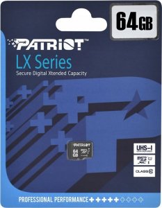 Karta Patriot LX Series MicroSDXC 64 GB Class 10 UHS-I/U1  (PSF64GMDC10) 3