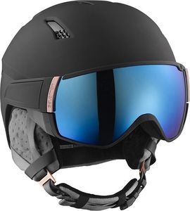 Salomon Kask z przyłbicą szybą SALOMON MIRAGE S Black Rose Gold Universal 2020 2
