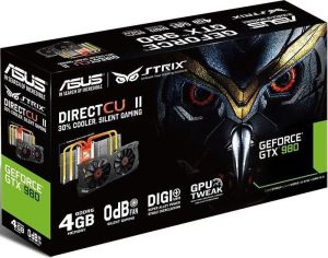 Karta graficzna Asus Asus GeForce Strix GTX980, 4GB GDDR5, 256bit, DVI-I, HDMI, 3x DisplayPort, BOX (STRIX-GTX980-DC2C-4GD5) 10