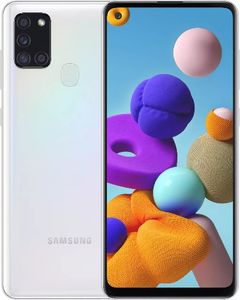 Smartfon Samsung  Galaxy A21S 4/128GB Dual SIM Biały  (88060908216390) 1