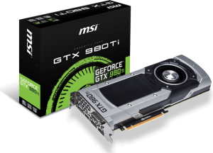 Karta graficzna MSI GeForce GTX 980Ti 6GB DDR5 (384 bit) DVI, HDMI, 3x DP BOX (GTX 980TI 6GD5) 1