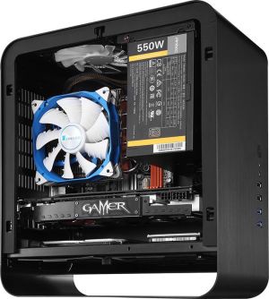 Obudowa Cooltek UMX1 Plus Czarna z oknem (600046835) 9