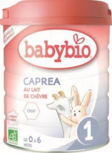 BabyBio Mleko kozie początkowe dla niemowląt od 0 do 6 miesięcy BIO 800 g BABYBIO 1