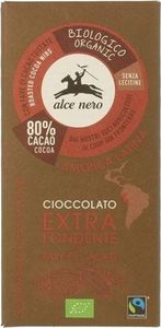 Alce Nero Czekolada gorzka z kawałkami kakao FAIR TRADE BIO 100 g - ALCE NERO 1