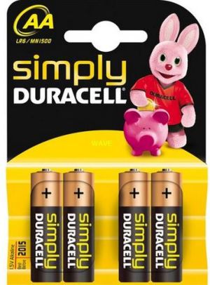Duracell Bateria Simply AA / R6 4 szt. 1