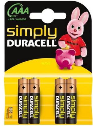 Duracell Bateria Simply AAA / R03 4 szt. 1