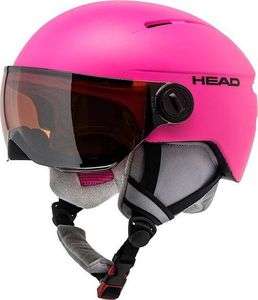 Head Kask z przyłbicą szybą HEAD Squire Pink 2018 1