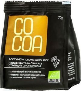 Cocoa RODZYNKI W SUROWEJ CZEKOLADZIE BIO 70 g - COCOA 1