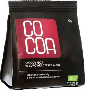Cocoa JAGODY GOJI W SUROWEJ CZEKOLADZIE BIO 70 g - COCOA 1