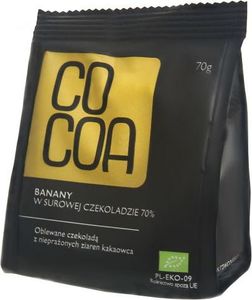 Cocoa BANANY W SUROWEJ CZEKOLADZIE BIO 70 g - COCOA 1