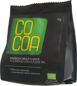 Cocoa ORZECHY BRAZYLIJSKIE W SUROWEJ CZEKOLADZIE BIO 70 g - COCOA 1
