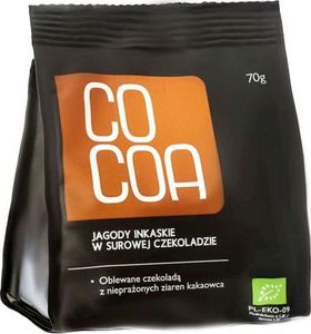 Cocoa JAGODY INKASKIE W SUROWEJ CZEKOLADZIE BIO 70 g - COCOA 1