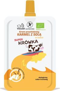 SUPER KRÓWKA Krem arachidowy karmel z solą w tubce BIO 50 g Super Krówka 1