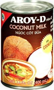 AROY-D Mleko kokosowe do gotowania w puszce 400ml - Aroy-D uniwersalny 1