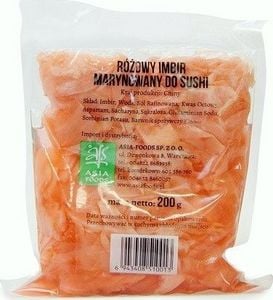 Assia Foods Imbir marynowany różowy 200g - Asia Foods uniwersalny 1