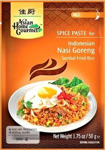 Asian Home Gourmet Pasta do indonezyjskiego smażonego ryżu Nasi Goreng 50g - Asian Home Gourmet uniwersalny 1