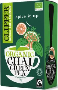 Clipper Herbata zielona Chai, organiczna 50g - Clipper uniwersalny 1