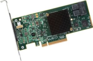Kontroler Broadcom PCIe 3.0 x8 - 2x SFF-8643 MegaRAID SAS 9341-8i (LSI00407) 1