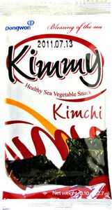 Dongwon Snacki z alg morskich Kimmy Kimchi 2,7g - Dongwon Yangban uniwersalny 1