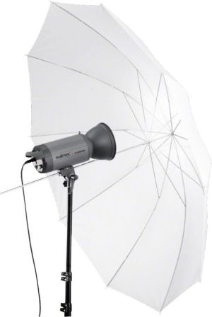Walimex parasolka odbijajaca i dyfuzyjna biala, 150cm (17656) 3