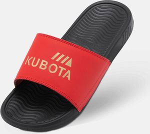 Kubota Klapki Kubota Basenowe Pro Czarno-Czerwone 37 5