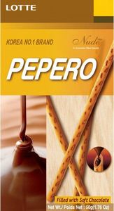 Lotte Paluszki Pepero Nude - wypełnione czekoladą 50g - Lotte uniwersalny 1