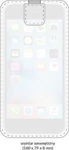 moVear moVear pocketCase C+ Skórzane Etui Wsuwka do iPhone 11 Pro Max / 11 oraz innych smartfonów o zbliżonych wymiarach | Skóra Nappa, Czerwony Standard 11