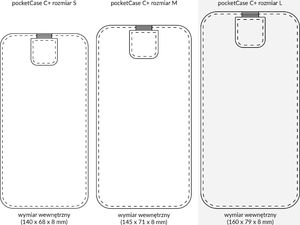 moVear moVear pocketCase C+ Skórzane Etui Wsuwka do iPhone 11 Pro Max / 11 oraz innych smartfonów o zbliżonych wymiarach | Skóra Nappa, Czerwony Standard 10