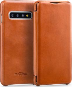 moVear moVear flipSide S Skórzane Etui do Samsung Galaxy S10 | Skóra Vintage | Pokrowiec slim z klapką, Brązowy Standard 1