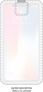 moVear moVear pocketCase C+ Skórzane Etui Wsuwka do iPhone 11 Pro oraz innych smartfonów o zbliżonych wymiarach | Skóra Nappa, Czarny Standard 12