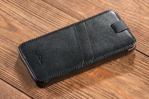 moVear moVear pocketCase C+ Skórzane Etui Wsuwka do iPhone 12/11 Pro Max / 11 oraz innych smartfonów o zbliżonych wymiarach | Skóra Gładka, Czarny Standard 11