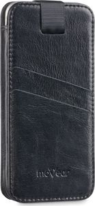 moVear moVear pocketCase C+ Skórzane Etui Wsuwka do iPhone 11 Pro Max / 11 oraz innych smartfonów o zbliżonych wymiarach | Skóra Vintage , Czarny Standard 3