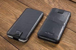 moVear moVear pocketCase C+ Skórzane Etui Wsuwka do iPhone 11 Pro Max / 11 oraz innych smartfonów o zbliżonych wymiarach | Skóra Vintage , Czarny Standard 7
