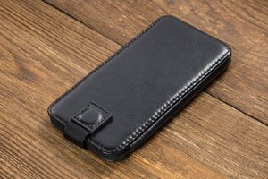 moVear moVear pocketCase C+ Skórzane Etui Wsuwka do iPhone 11 Pro Max / 11 oraz innych smartfonów o zbliżonych wymiarach | Skóra Vintage , Czarny Standard 8