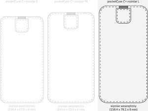 moVear moVear pocketCase C+ Skórzane Etui Wsuwka do Smartfon / Telefon rozmiar L (ok 160 x 79 x 8mm) oraz innych smartfonów o zbliżonych wymiarach | Skóra Vintage , Brązowy Standard 12