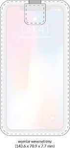 moVear moVear pocketCase C+ Skórzane Etui Wsuwka do Smartfon / Telefon rozmiar M (ok 145 x 71 x 8mm) oraz innych smartfonów o zbliżonych wymiarach | Skóra Vintage , Czerwony Standard 5