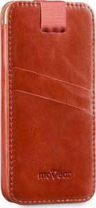 moVear moVear pocketCase C+ Skórzane Etui Wsuwka do Smartfon / Telefon rozmiar M (ok 145 x 71 x 8mm) oraz innych smartfonów o zbliżonych wymiarach | Skóra Vintage , Brązowy Standard 3