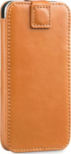 moVear moVear pocketCase C+ Skórzane Etui Wsuwka do Smartfon / Telefon rozmiar M (ok 145 x 71 x 8mm) oraz innych smartfonów o zbliżonych wymiarach | Skóra Vintage , Jasnobrązowy Standard 2