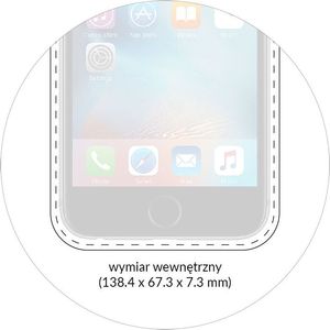 moVear moVear pocketCase C+ Skórzane Etui Wsuwka do Smartfon / Telefon rozmiar S (ok 140 x 68 x 8mm) oraz innych smartfonów o zbliżonych wymiarach | Skóra Nappa, Czarny Standard 5