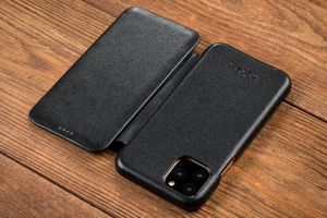 moVear moVear flipSide S Skórzane Etui do Apple iPhone 11 Pro | Skóra Gładka | Pokrowiec slim z klapką, Czarny Standard 8