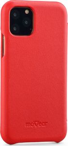 moVear moVear flipSide S Skórzane Etui do Apple iPhone 11 Pro | Skóra Nappa | Pokrowiec slim z klapką, Czerwony Standard 3