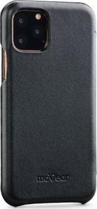 moVear moVear flipSide S Skórzane Etui do Apple iPhone 11 | Skóra Gładka | Pokrowiec slim z klapką, Czarny Standard 3